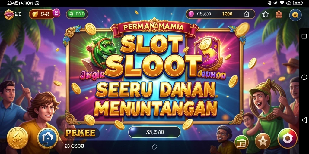 Screenshot gameplay 234E yang menampilkan keseruan permainan slot.