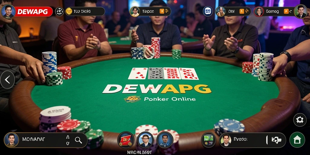 Tampilan gameplay DEWAPG yang mendebarkan dan seru.