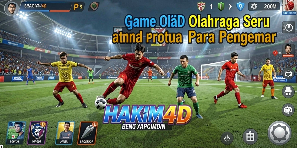 Tampilan menarik dari gameplay HAKIM4D dalam pertandingan olahraga.