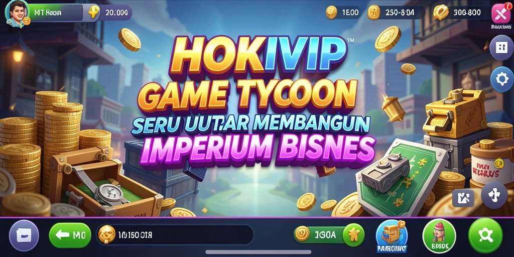 Tampilan menarik dalam gameplay HOKIVIP saat membangun bisnis.