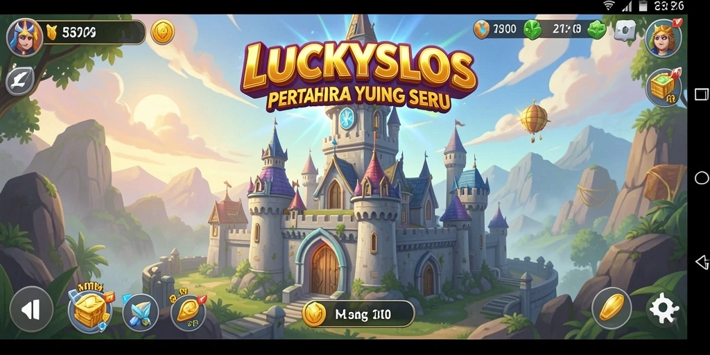 Menggambarkan gameplay menara pertahanan yang mendebarkan di LUCKYSLOTS.