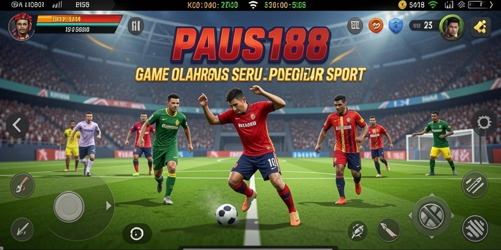 Tampilan gameplay PAUS188 dengan aksi olahraga yang seru.