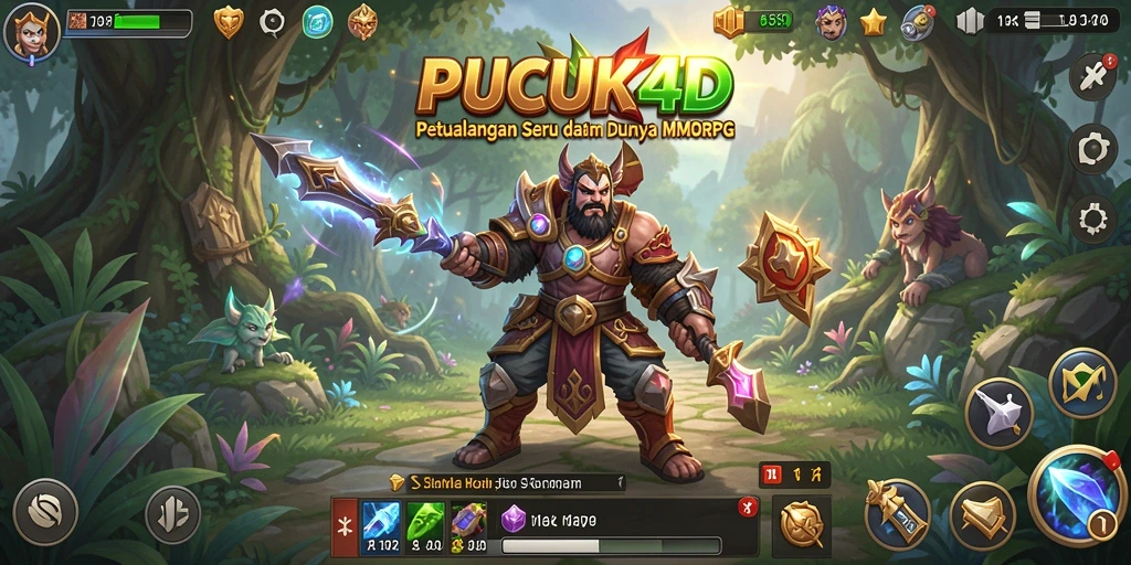 Tampilan gameplay seru dari PUCUK4D dengan aksi pertempuran yang mendebarkan.