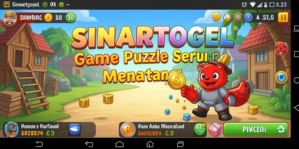 Tampilan gameplay puzzle SINARTOGEL yang seru dan menantang.