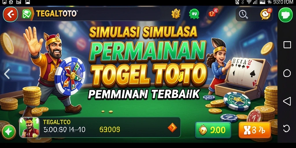 Tampilan gameplay TEGALTOTO yang menarik dan interaktif.